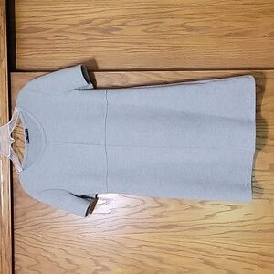 Zara grey short sleeve dress | women's size S
